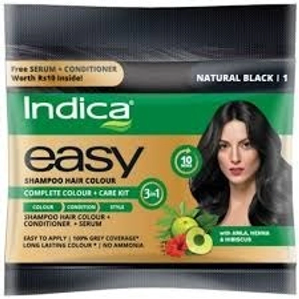 Indica Easy Shampoo Hair Colour  - 33.5ml