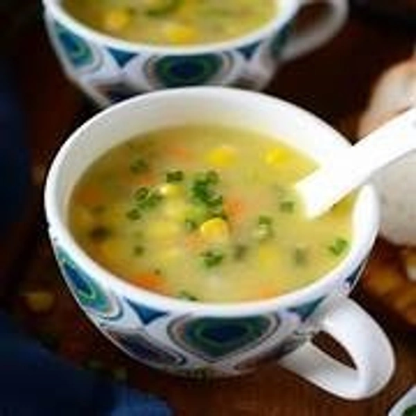 Veg Sweet Corn Soup - TAJ