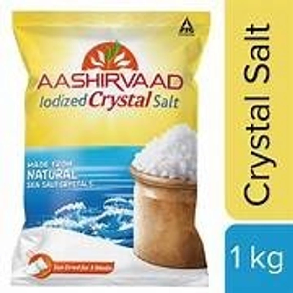 Aashirwad Crystal Salt - 1KG