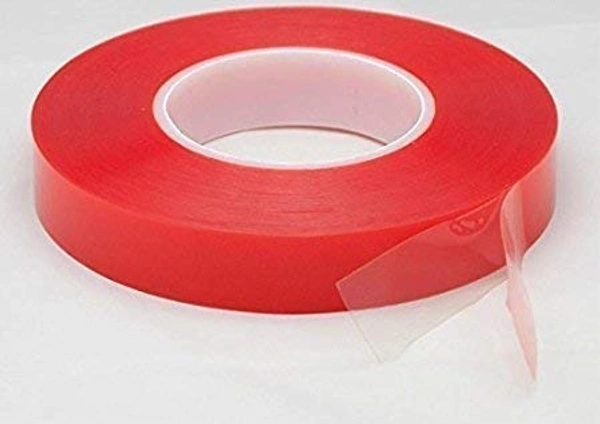 25 mm Strong Acrylic Adhesive Clear Double Sided Tape Heat Resistant Double-sided Transparent Clear Adhesive Tape 25 Mts | Royal Stationers Best Quality Guarantee