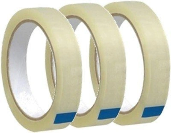 Cello Tape (65m - 1 Inch, Transparent) - Set of 6 | Royal Stationers Best Quality Guarantee