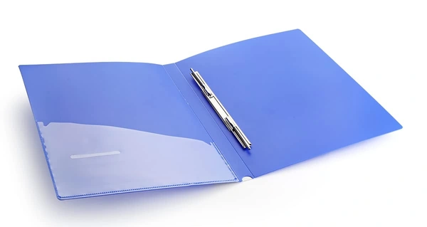 Spring Cobra Punchless Clip File | Durable Plastic Document File Folder | File for FC Size Documents | File Folder Organizer | Royal Stationers Best Quality Guarantee