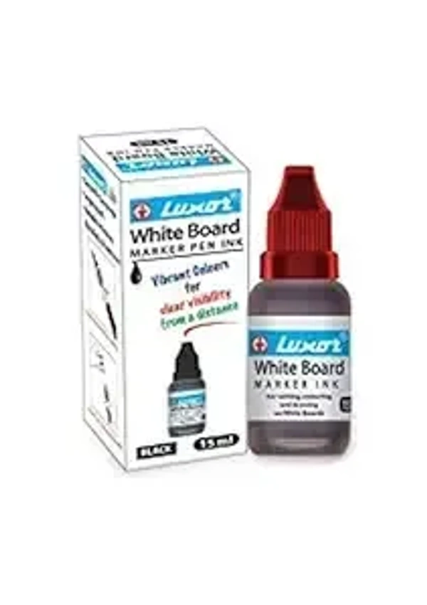 Luxor white board marker ink 15ml-red | Royal Stationers Best Quality Guarantee