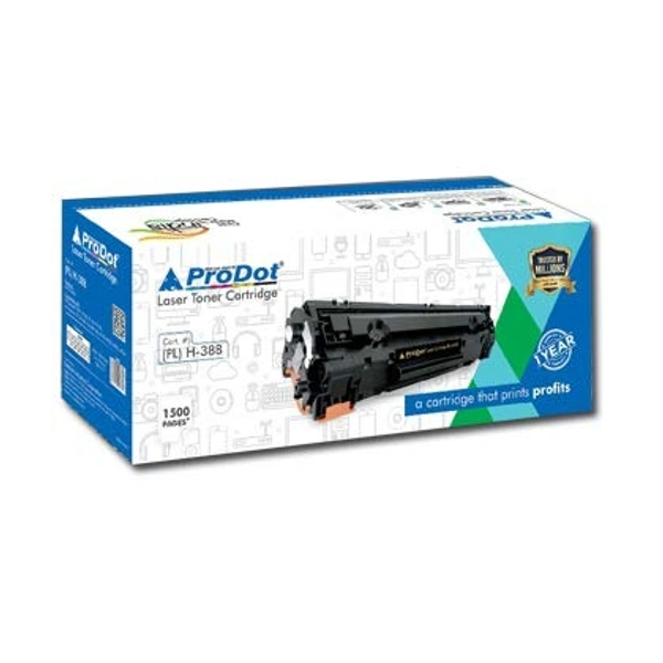 ProDot(Gold Series PLH - 388 Laser Toner Cartridge Replaces HP 388A (Colour:Black) | Royal Stationers Best Quality Guarantee