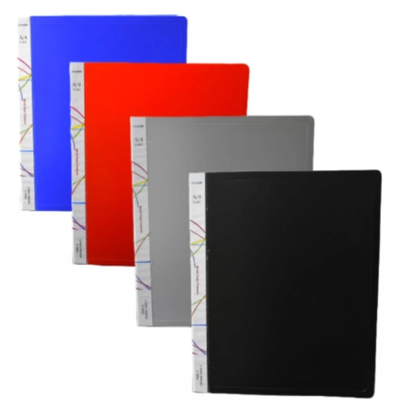 Ring Binder File - A4 Size - 4 Pack (A/4) | Files for Office | Plastic Ring Binder File for Certificates and Documents | Royal Stationers Best Quality Guarantee