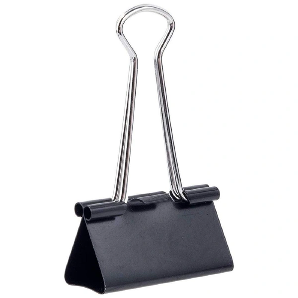 25 mm Size Paper Binder Clip clamp for Office, Home, School, Institutions Pack of 72 Clips, Capacity 60 Pages. | Royal Stationers Best Quality Guarantee