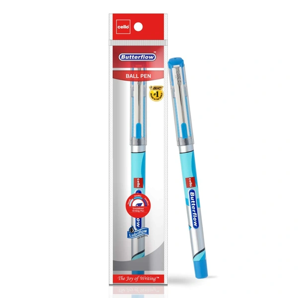 Cello Butterflow Ball Pen | Pack of 10 |  | Royal Stationers Best Quality Guarantee