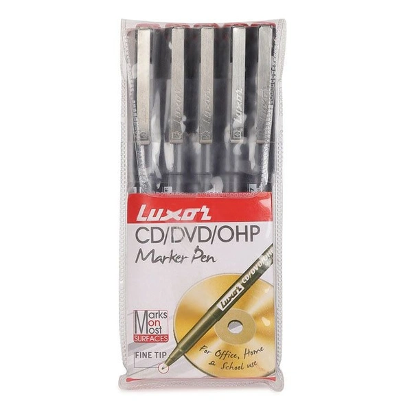 Luxor Ohp Permanent Marker  - Set Of 5 | Royal Stationers Best Quality Guarantee