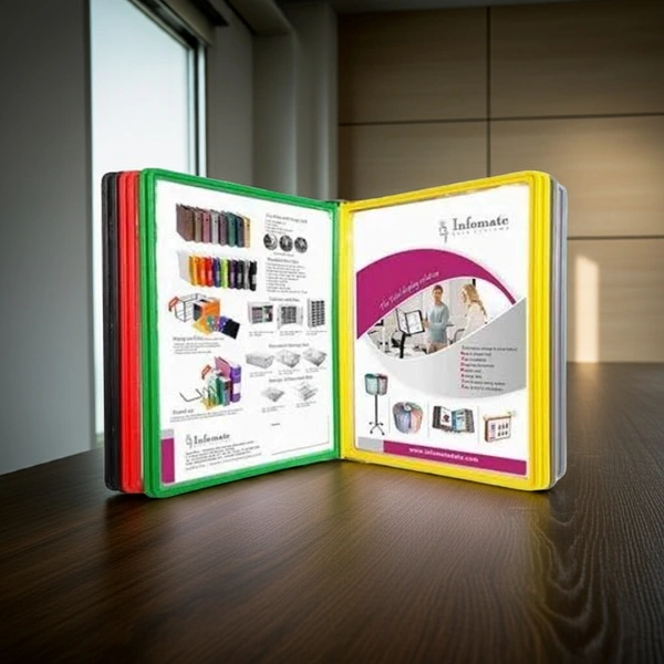 Info Wall Unit Folder A3 Size with 5 Folders Multicolour | Royal Stationers Best Quality Guarantee
