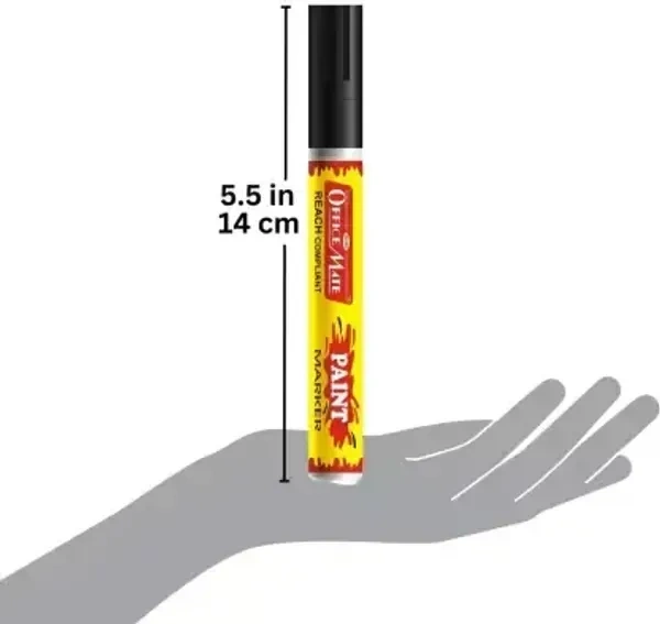Officemate Paint Marker red Pack Of 10 Pcs | Royal Stationers Best Quality Guarantee