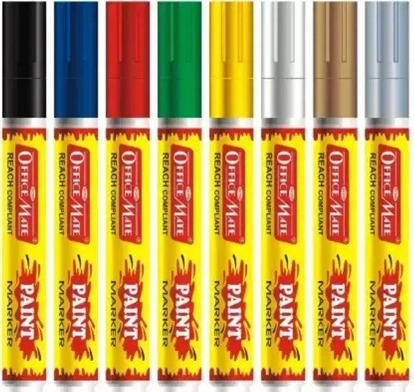 Officemate Paint Marker green Pack Of 10 Pcs | Royal Stationers Best Quality Guarantee