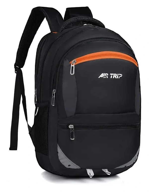 AIR TRIP Large 32L Laptop Bag Backpack for men Women Boys and Girls Luggage Travel Bags with 15.6 inches Laptop Compartment  Rain Cover (Black)