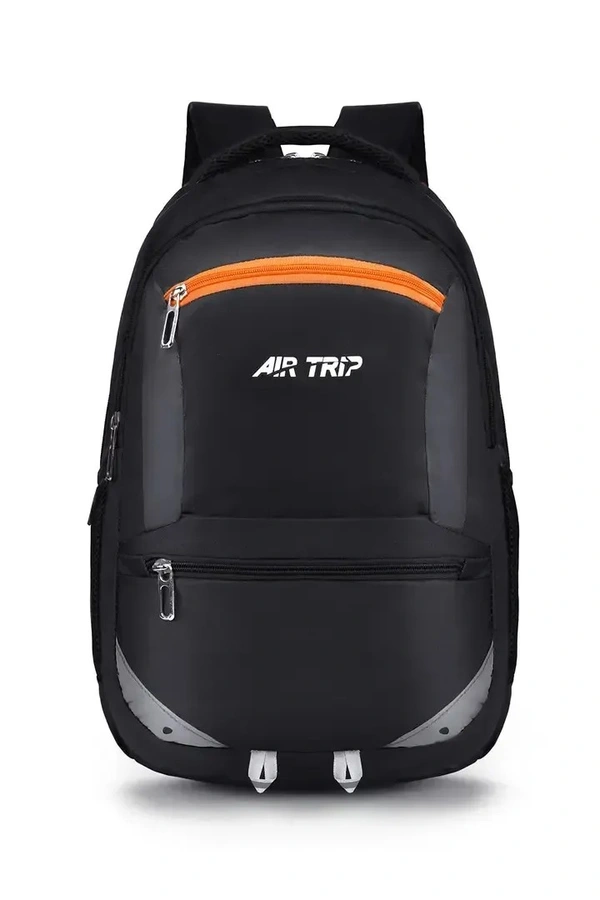 AIR TRIP Large 32L Laptop Bag Backpack for men Women Boys and Girls Luggage Travel Bags with 15.6 inches Laptop Compartment  Rain Cover (Black)