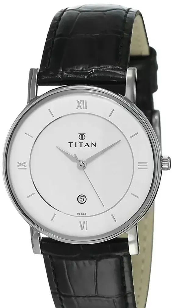 Buy Online Titan Karishma Silver Dial Watch for Men - nr10005ym02 | Titan