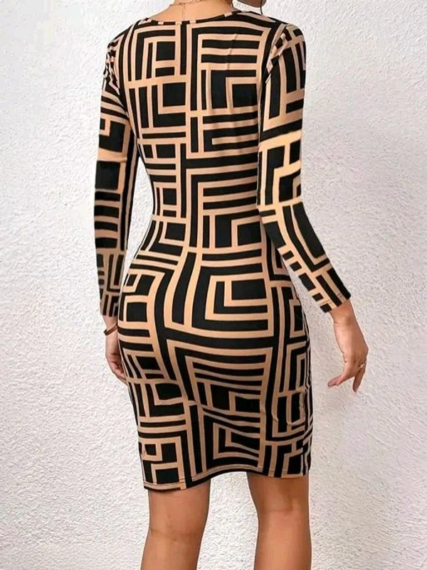 Classic Glamorous Women Dress slim Fit - M