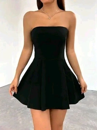 Women Trendy Mini dress Tube Fit - XL