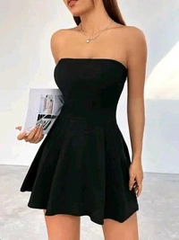Women Trendy Mini dress Tube Fit - XL