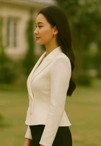 Womens Blazer | Double Breasted Slim Fit| Premium Fabric - XL