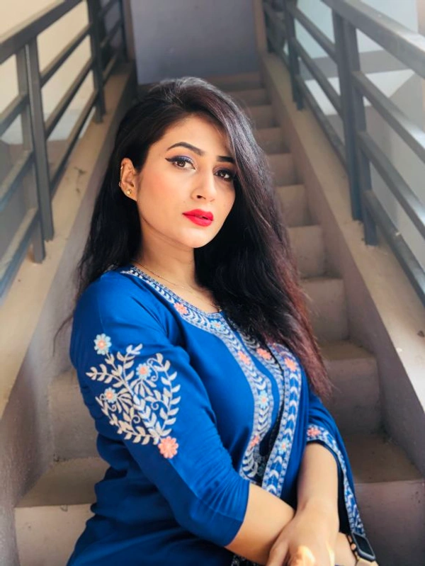 Beautiful Embroidered Kurta With Pant Dupatta Set1 - XXXL