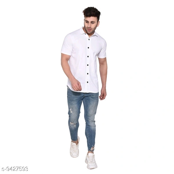 Collar Short Sleeves Shirt44 - M