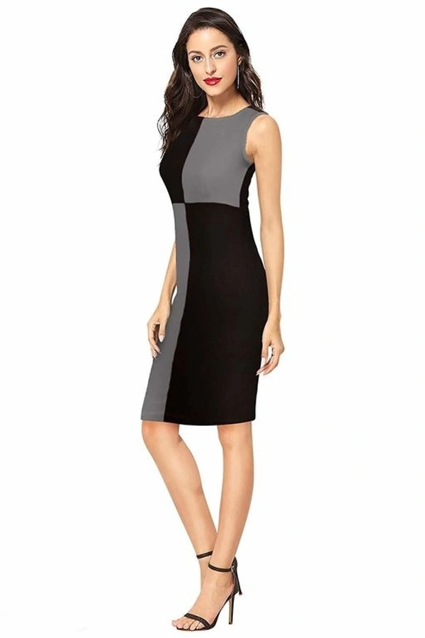 Grey & Black Cross Off Shoulder One Piece - M
