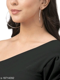 Lycra Solid Black Western Dress - L