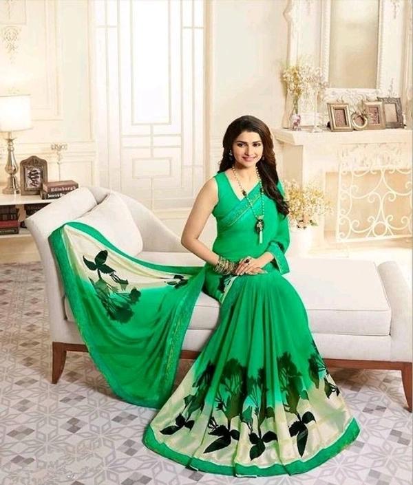 Pretty Chiffon Printed Saree 121