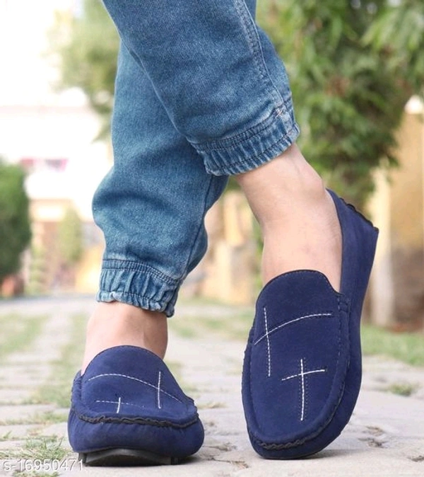 Stylish Men's Blue Colour Loafers - 9