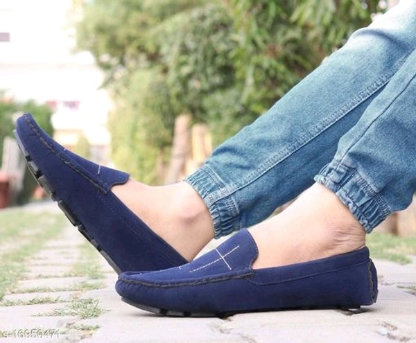 Stylish Men's Blue Colour Loafers - 9