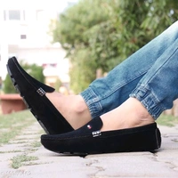 ( Tommy Hilfiger ) Stylish Men's Black Colour Loafers - 9