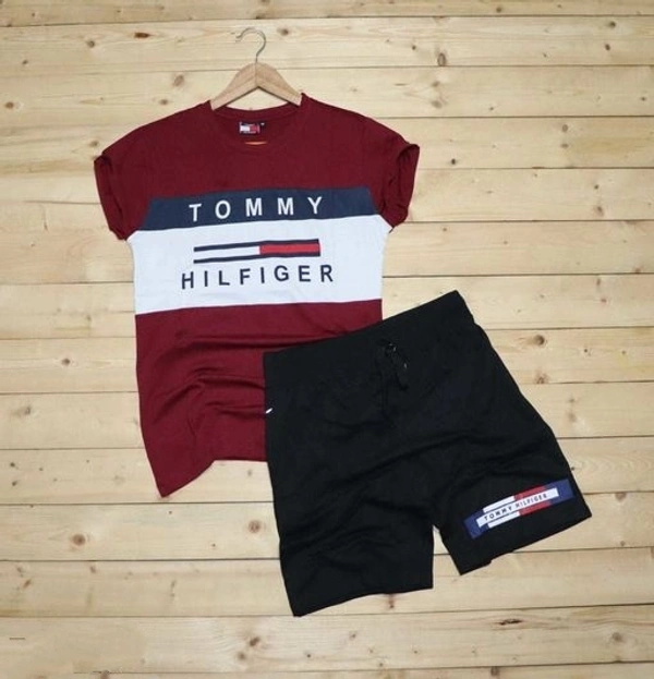 M.A Fashion Tommy Hilfiger Trendy Elegant Top & Bottom Set - M