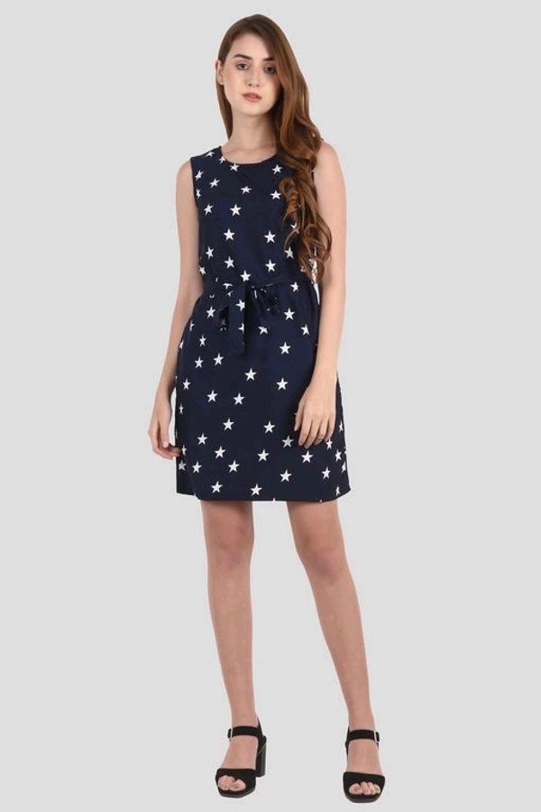 Trendy Printed Dress3 - XXXL