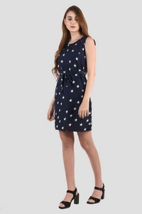 Trendy Printed Dress3 - XXXL