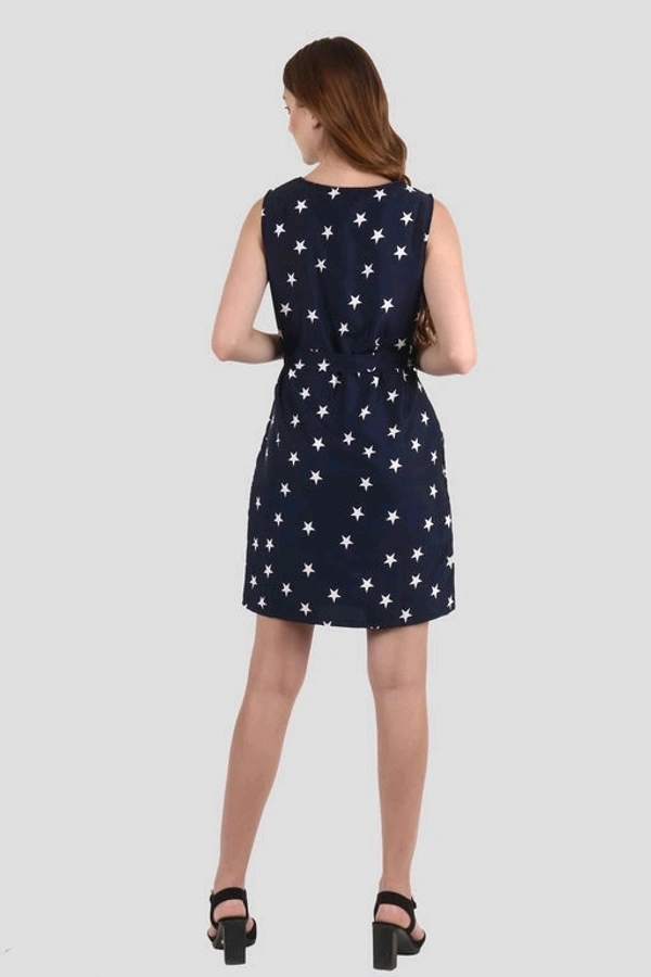 Trendy Printed Dress3 - XXXL