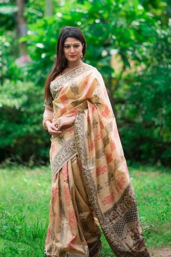 Trendy Synthetic Saree 166