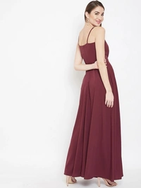 U&F Poly V-neck Party Dress45 - L