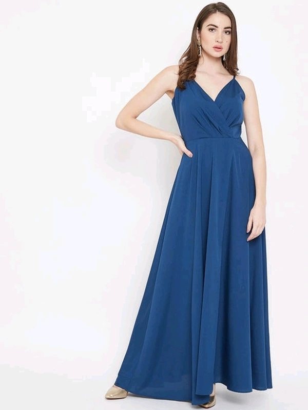 U&F Poly V-neck Party Dress57 - XL