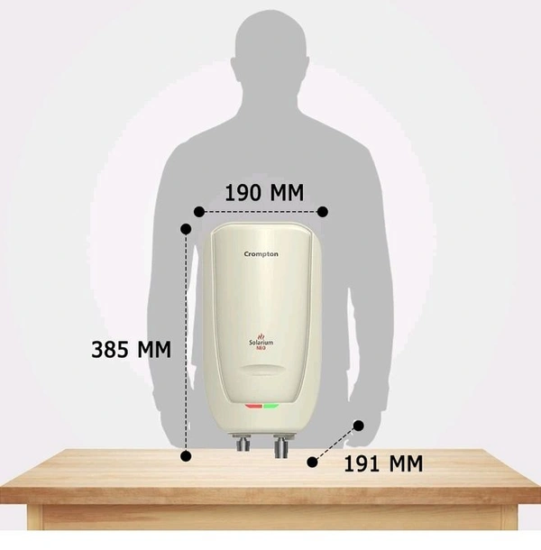 Crompton Solariyam  3 Liter Water Heater - Baja White