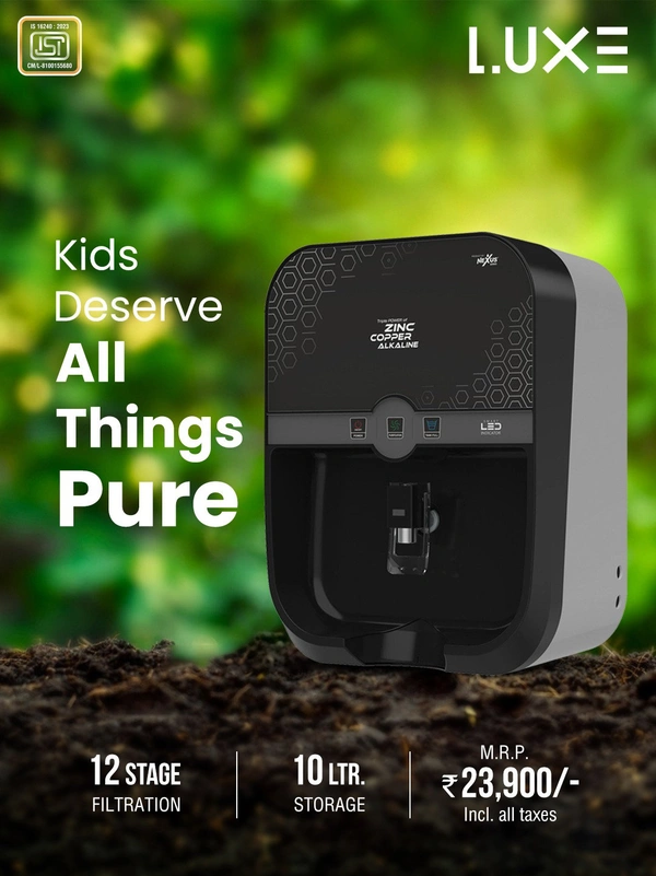 Ro Water Filter Lux - Black