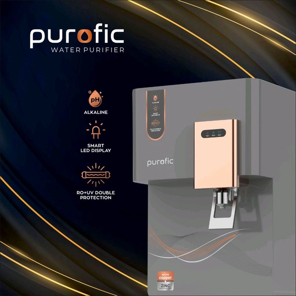 Purofic  Ro Water Purifier Purofic  - Gray