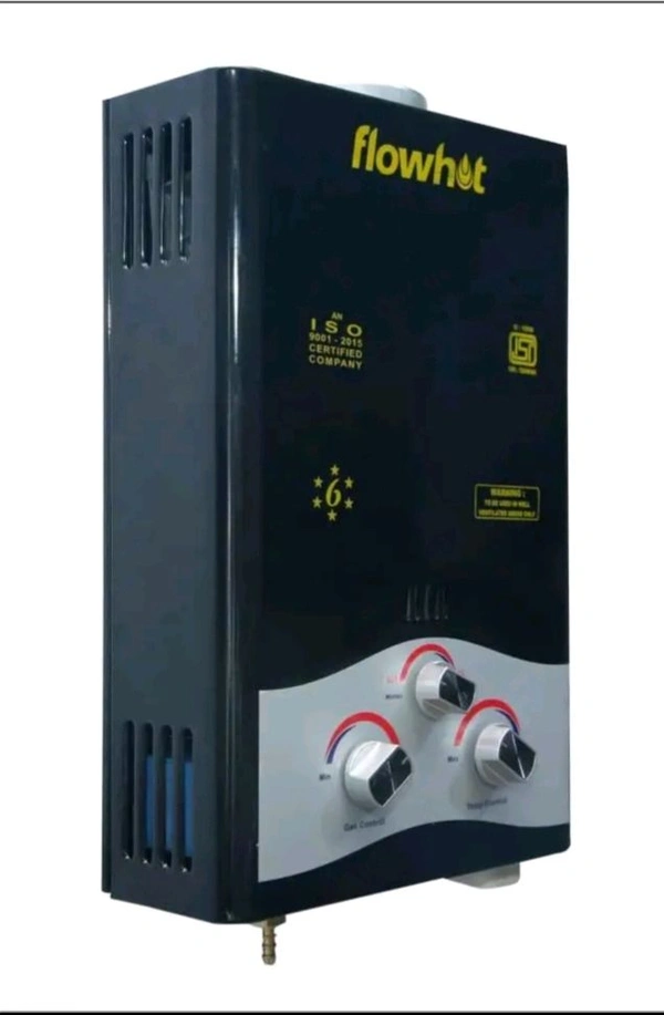 Flow Hot Gas Geyser 6 Liter Flow Hot - Black