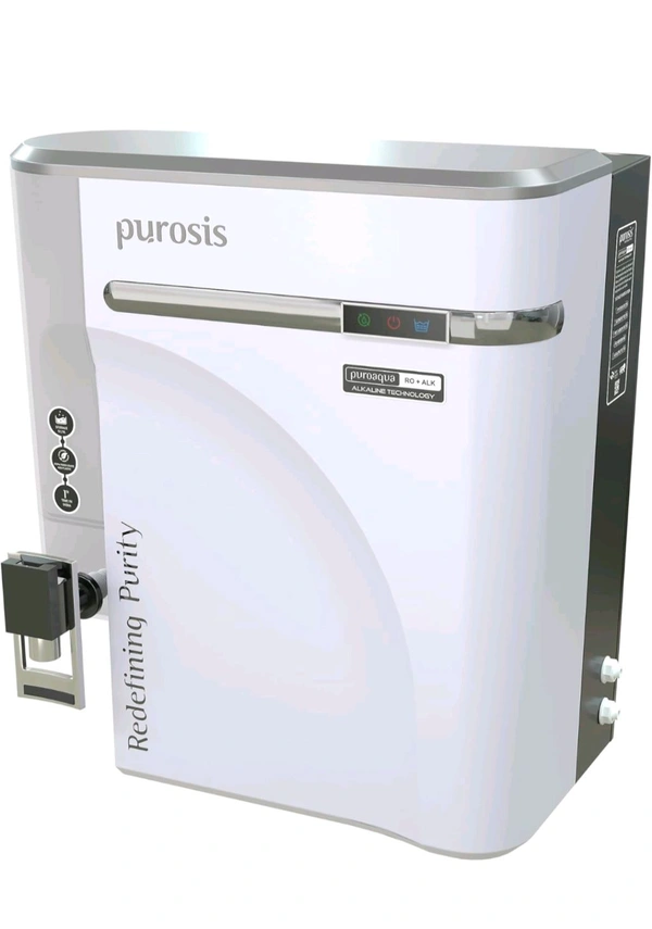 Ro Water Purifier Porosis 9 L Zink Cooper Alkaline Call 7573881001 - White