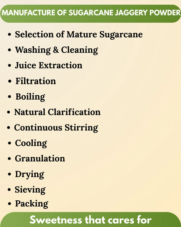 SUGARCANE JAGGERY POWDER 5KGS - NORMAL COVER, 5KGS