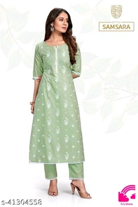Myra Refined Women Kurta Sets - M