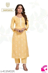 Myra Refined Women Kurta Sets - M