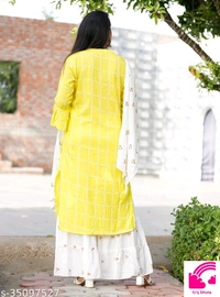 Kurta Sharara Kurta Sets  - M