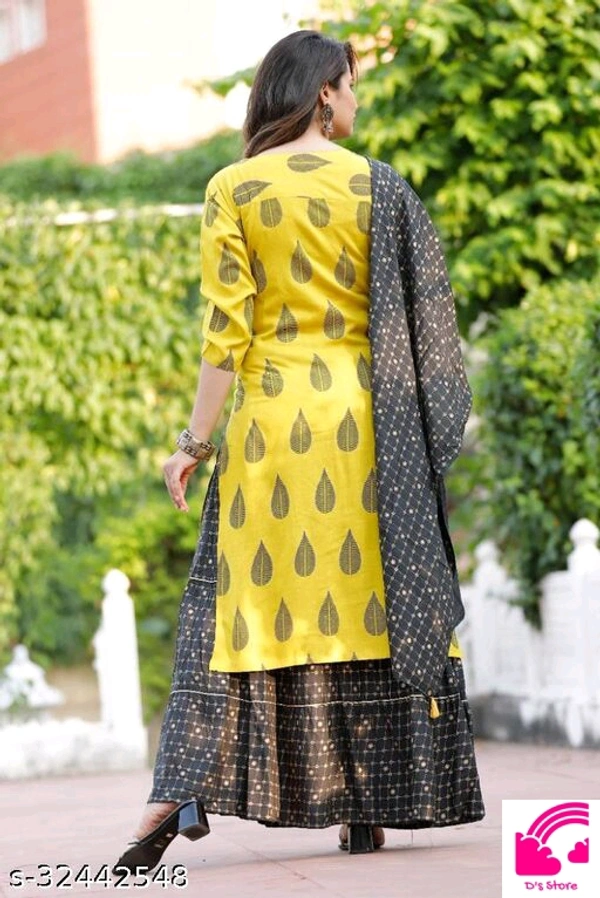 Kurti With Skirt And Duppta  - 6XL