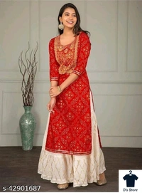 Alisha Superior Women Kurta Set With Sharara - XL