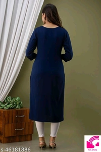 Women's Embroidery Long Partywear Kurtis  - XXL