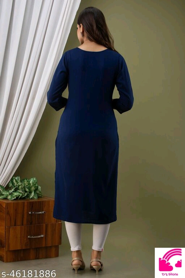 Women's Embroidery Long Partywear Kurtis  - XXL